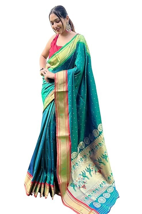 Paithani Soft Lichi Silk